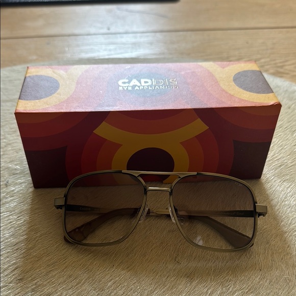 Caddis Capri Brown Aviator blue light glasses